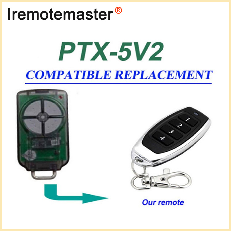 Por PTX5V2 PTX-5 Garaĝa Pordo Fora Anstataŭaĵo 433.92MHz